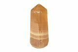 Polished Banded Honey Calcite Obelisk - Pakistan #266915-1